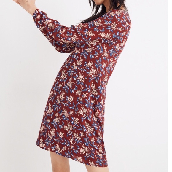 Madewell Button-Back Dress in Antique Flora Medium - Picture 4 of 5